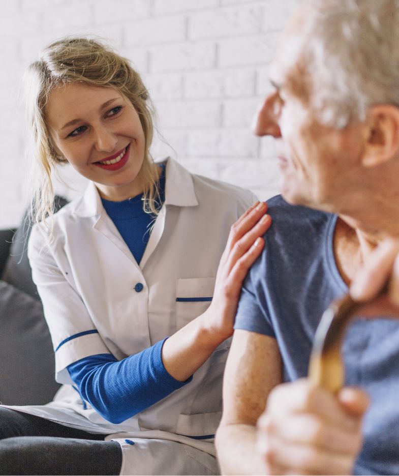 CommunityPlus caregiver with client